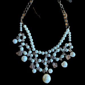 Vintage Simply Vera, Vera Wang  "Bubble" statement necklace.